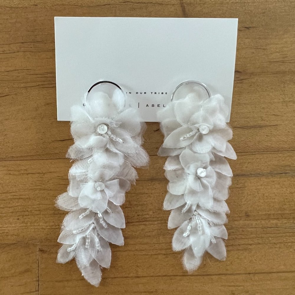 A.B. ELLIE Organza Floral Earrings